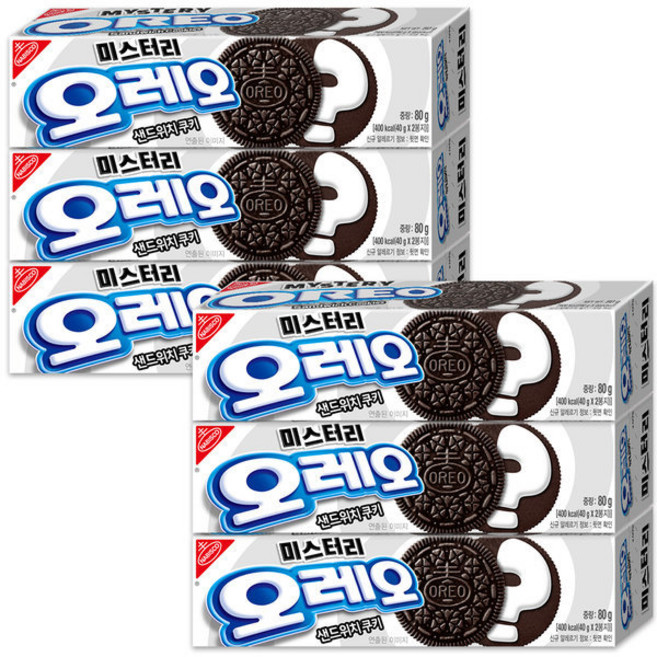미스터리 오레오 80g x 6개입, 상세 설명 참조