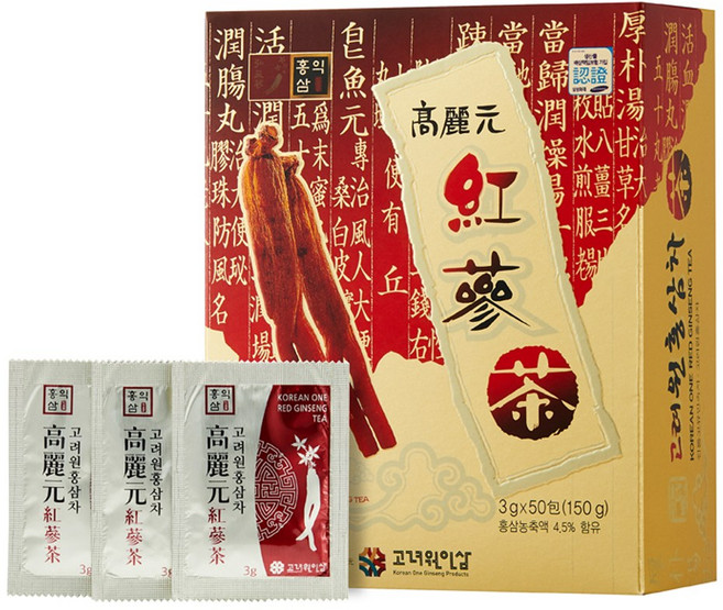 고려원 홍삼과립차 200T(50Tx4개), 3g, 50개입, 4개