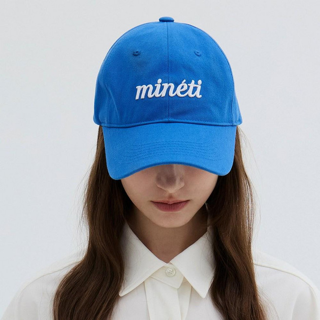 [미네티] 코튼 볼캡 레터링 여자 캡모자 대두 소두 야구 볼캡