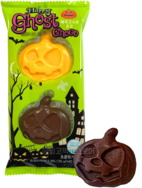 할로윈 해피 고스트 초코, 1개, 25g