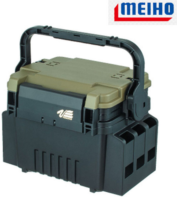 메이호 태클박스 VS-7055N 초소형 낚시용 태클박스, 블랙