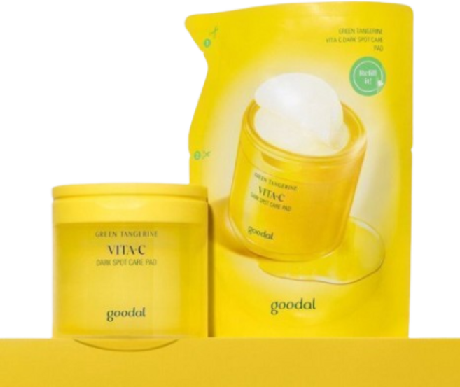 구달 청귤 비타C 잡티케어 패드 70매+70매 리필기획세트, 2개, 160ml