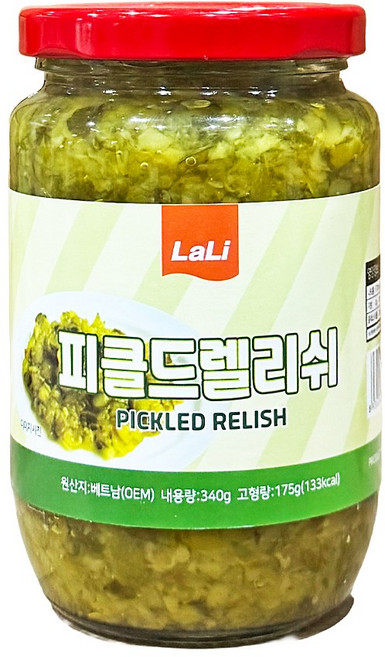 푸드올마켓_ 라리 피클드 렐리쉬(병) 340g, 1개