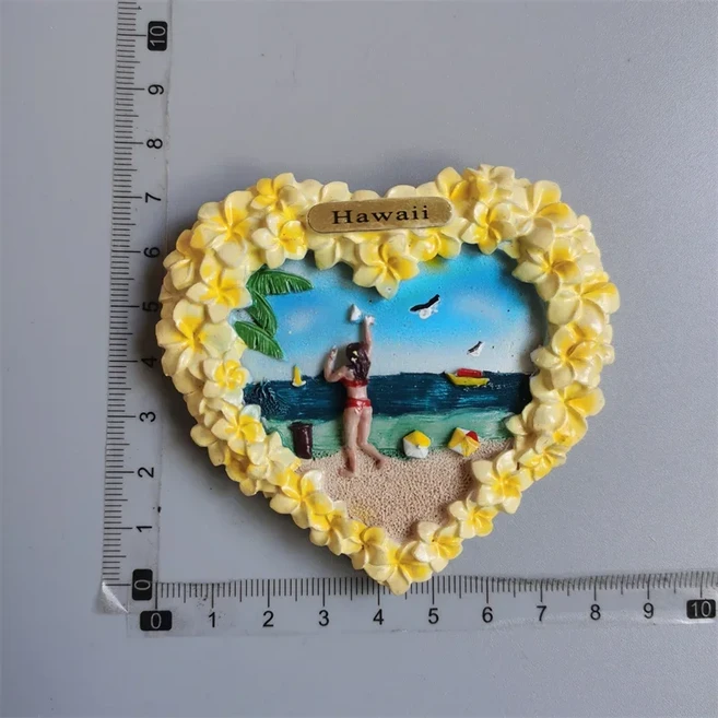 퍼시피카 아일랜드 아트 6 x 12인치 빈티지 하와이 양각 번호판 - I Love Hawaii