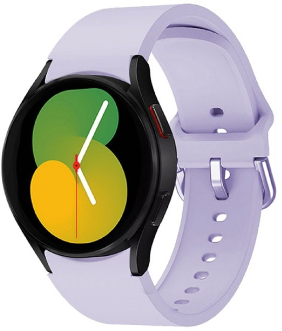 림스테일 실리스 갤럭시워치6 워치5 워치4 스트랩 밴드, 퍼플, 1개