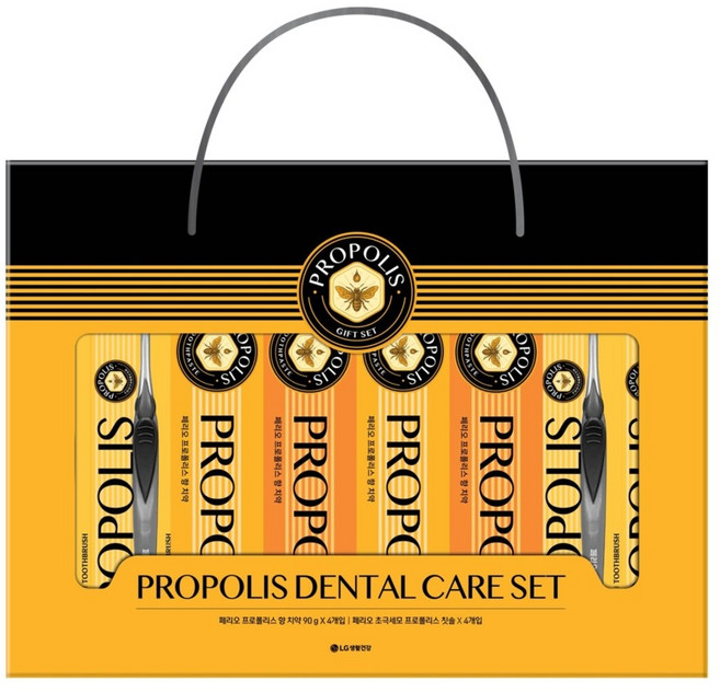 LG설선물세트 프로폴리스덴탈케어세트 x 1개 + 손잡이, 1세트