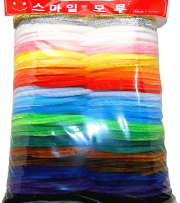 국산 20색 모루세트 할로윈 꾸미기 거미 스마일모루 20000모루, 20색혼합