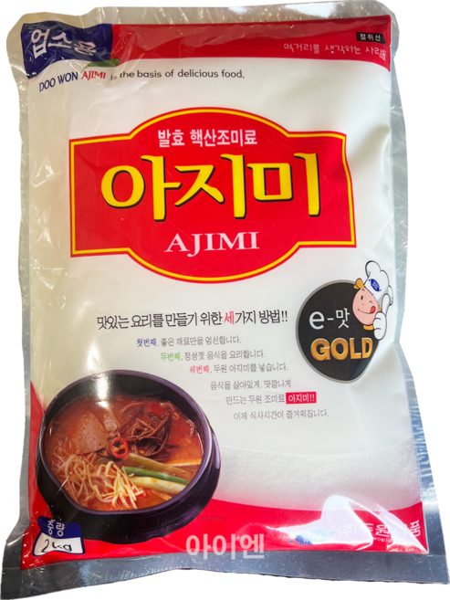 골고루컴 아지미 발효핵산조미료2kg 6개 박스, 2kg