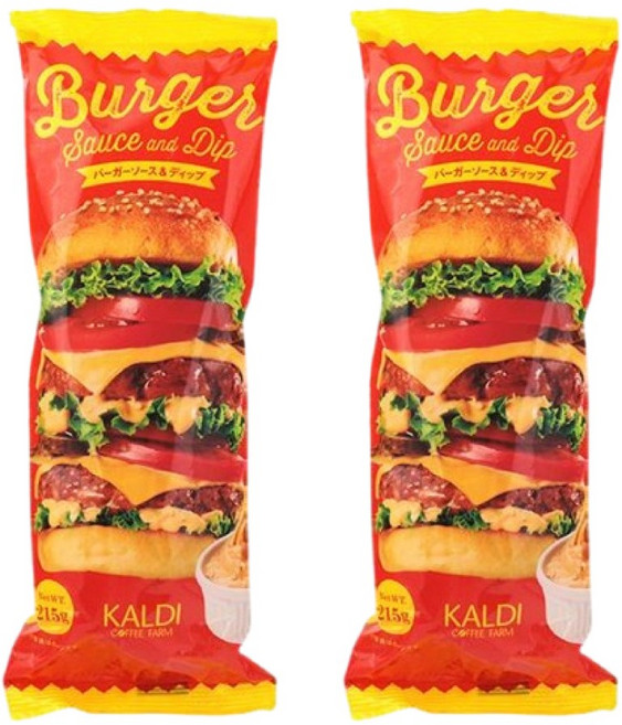 칼디 버거소스 디핑소스, 2개, 215g