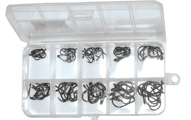 링바늘 낚시바늘 후크바늘세트 대용량낚시바늘 세트, 1세트, 100개입