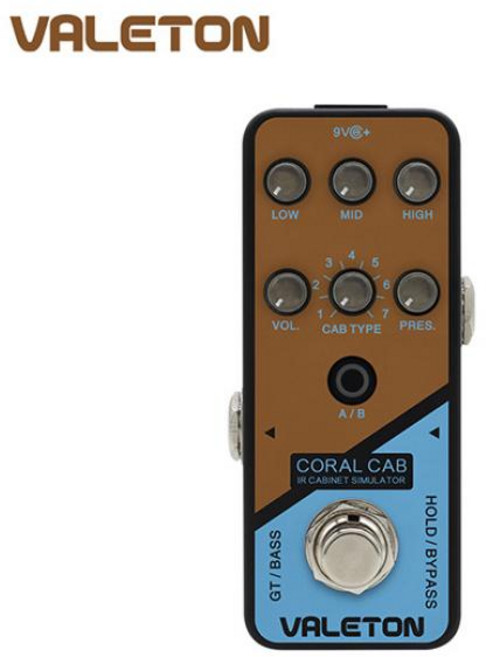 베일톤 Valeton Coral Cab 캐비닛 시뮬레이션 (CRL-6), *, Valeton Coral Cab (CRL-6), 1개