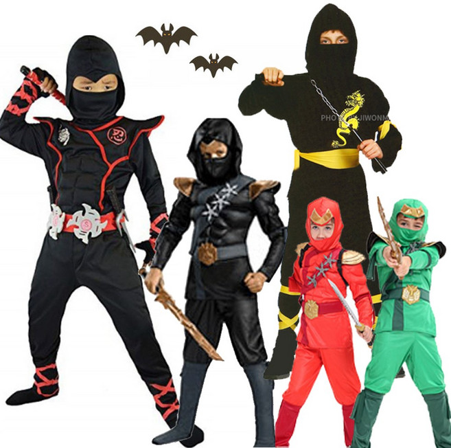 유아 아동 남아 할로윈 의상 닌자 복면 코스튬 어린이집 생일 파티의상 크리스마스 선물