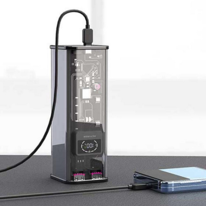 대용량 보조배터리 40000 고속 충전 핸드폰 캠핑용 휴대용 22.5W, 엑티몬 보조배터리 40000