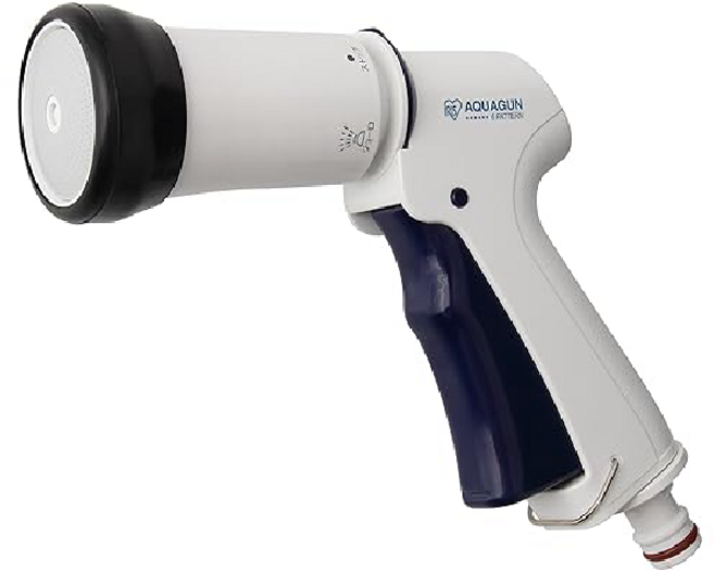 아이리스 아쿠아건 워터건 노즐 물호스 스프레이건 호스릴 호스 물 분사기 교체용, 화이트, 1개