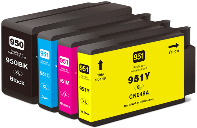잉크다파라 HP 950 951 XL 호환잉크 세트, 1세트, 검정+컬러