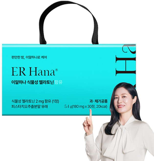 이알하나 식물성 멜라토닌 함유, 1개, 30정