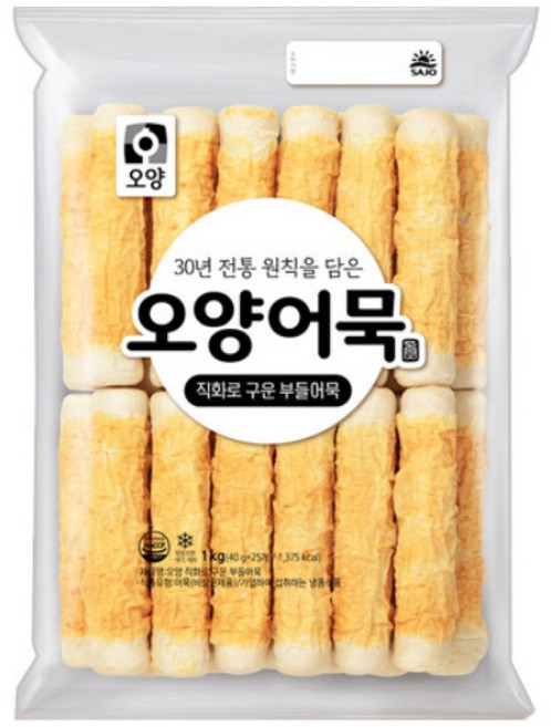 제이케이푸드 사조 오양 직화 부들어묵 1kg 오뎅전골 반찬, 1개