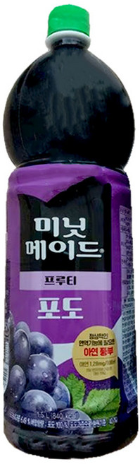 미닛메이드 프리미엄 포도 1.5L 코카콜라, 4개