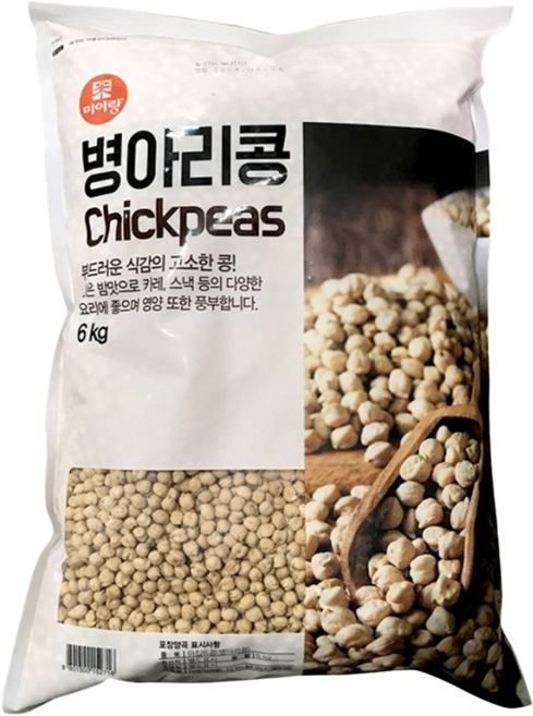 ZaZa 병아리콩 코스트코 콩, 6kg, 1개