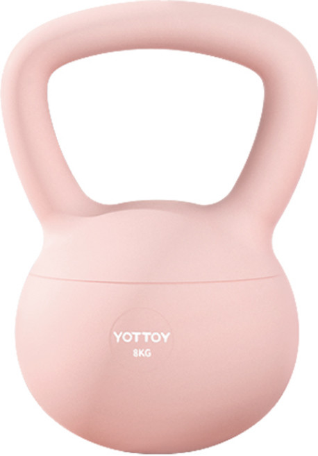 YOTTOY KOREA 요토이 안전한 소프트 케틀벨 3kg/4kg/6kg/8kg, 1개, 3kg, 핑크