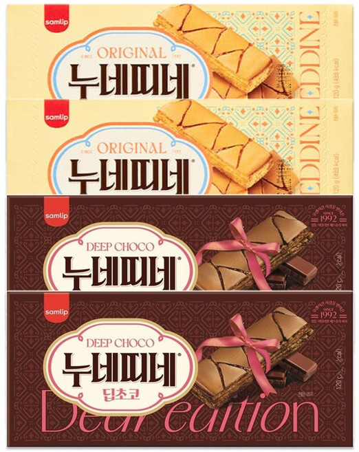 삼립 누네띠네 오리지널120gx2P+딥초코120gx2P