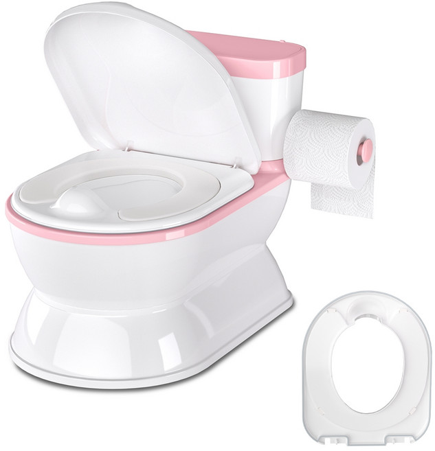 Cheertry 2in1 유아변기 아기변기커버, 핑크