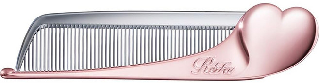 리파 꼬리빗 하트콤 아이라 일본 Refa, 1개, 로즈골드