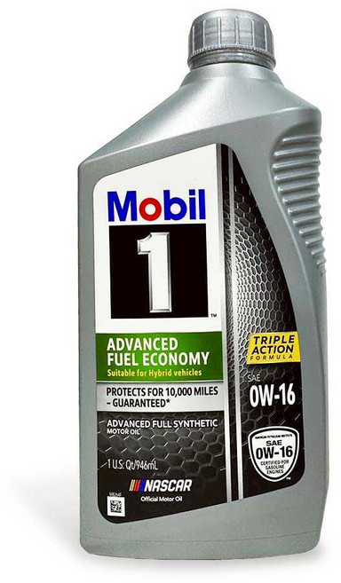 Mobil 1 Advanced Fuel Economy 適用於混合動力車, 1個, 0w16, 946ml