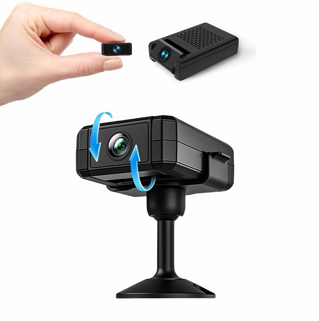 비우박스 초소형 무선 적외선 고화질 CCTV 카메라 1080P 홈캠 64GB SD 카드+한국어 설명서, 64GB SD 카드