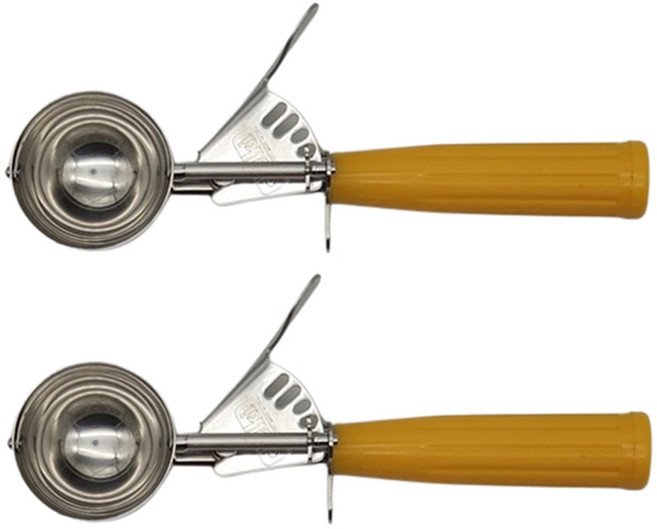 KC 아이스크림 스쿱 9size 모음, 20호(옐로우), 2개