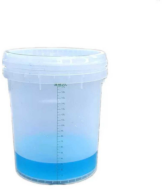 말통 20L 눈금있는 바케스 계량 양동이 물통 기름통, 20L 반투명 눈금, 1개