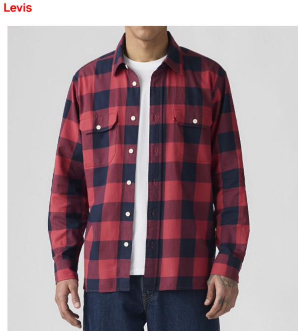 리바이스 체크셔츠 클래식 워커 오버 셔츠 19587-0352