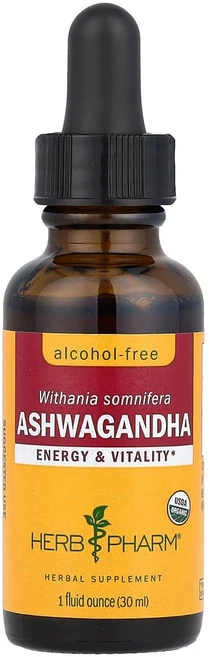 허브팜 아슈와간다 알코올 무함유 30ml(1fl oz), HBP03226, 1개, 30ml - 쿠팡