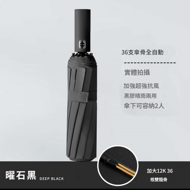 全自動反向晴雨傘 20根抗風龍骨 雙骨架 晴雨兩用