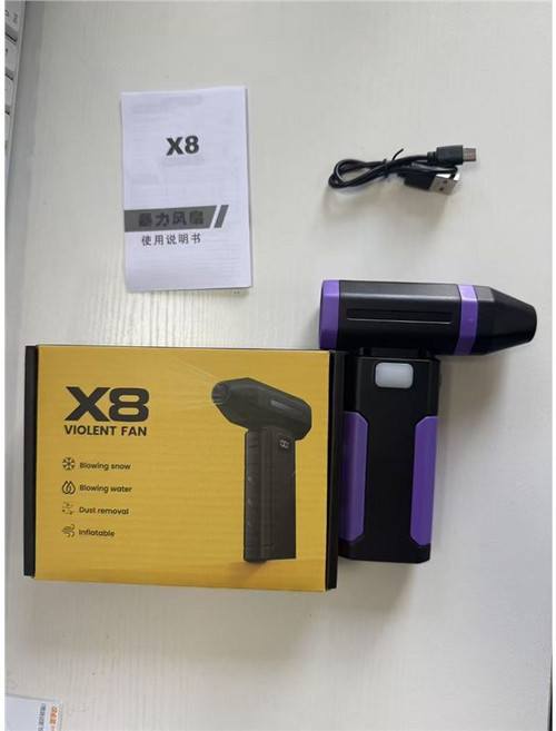 뉴심플몰 무선히팅건 독일 5000W 초고출력 제설기 차 앞유리 눈녹이기 KC X8pro, X8 퍼플 6000mAh, 먼지/눈/연소