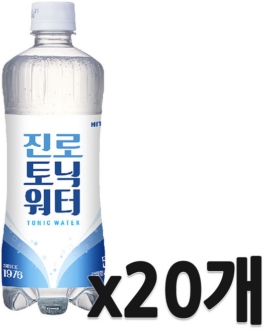 하이트진로 토닉워터, 600ml, 20개