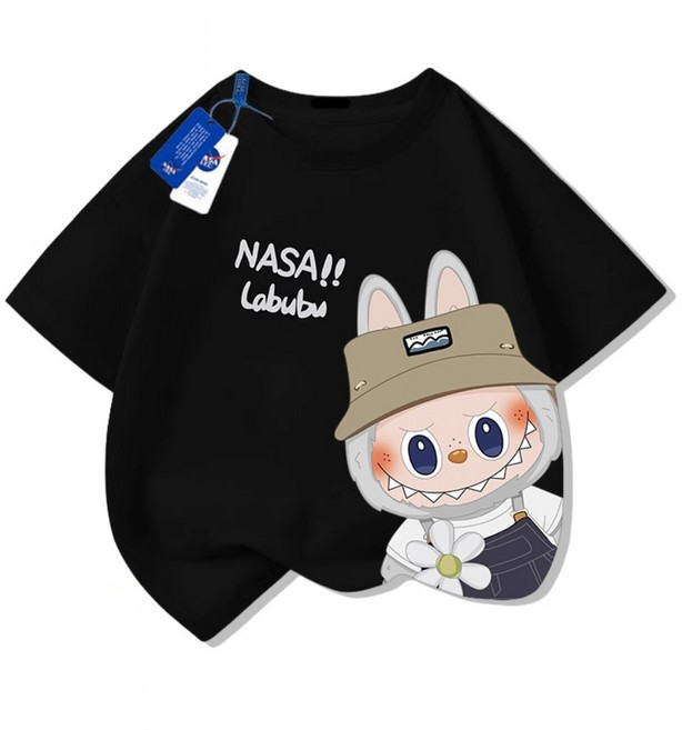 라부부 반팔 티셔츠 패밀리룩 커플룩 주니어 성인 반소매