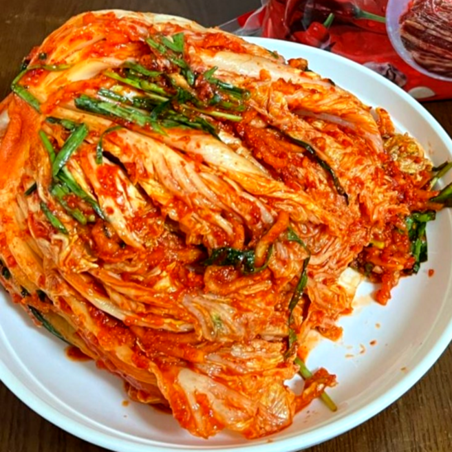 학가산 국내산 생김치 고랭지 배추 포기김치 4kg, 1개
