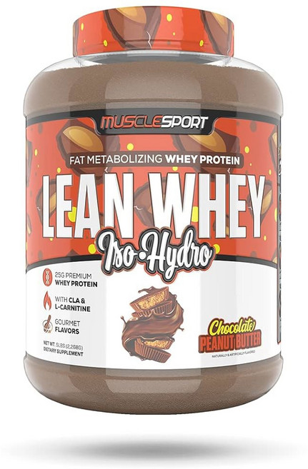 머슬스포츠 린 유청 레볼루션 단백질 파우더 분리주 저칼로리 저탄수화물 저 놀라운 맛 스쿱당 25g 2파운드 레드벨벳, C late nut Butter, 5 Pound (Pa of 1), 1개