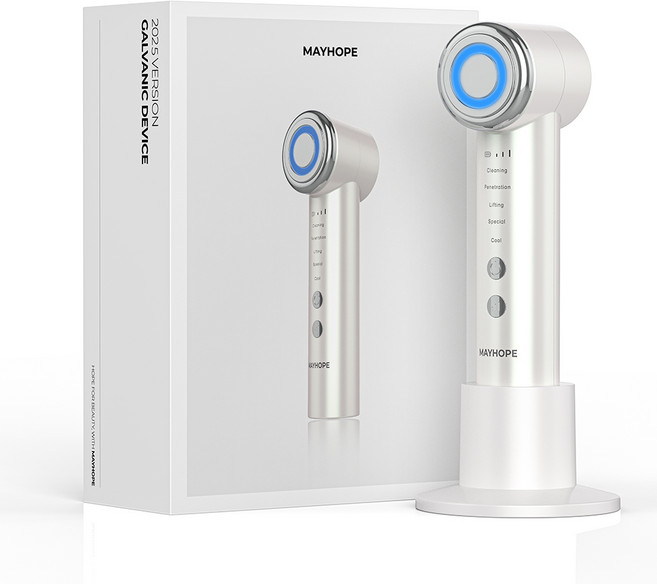 메이홉 갈바닉 마사지기 고주파 쿨링 얼굴 피부 관리기 뷰티디바이스 5in1, MA-0100, 혼합색상