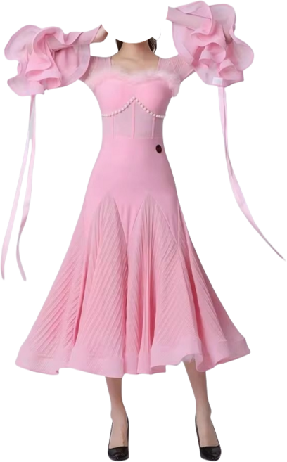 드레스 모던 별빛댄스 궁마켓 큰스윙 라틴 공연, M, C.핑크