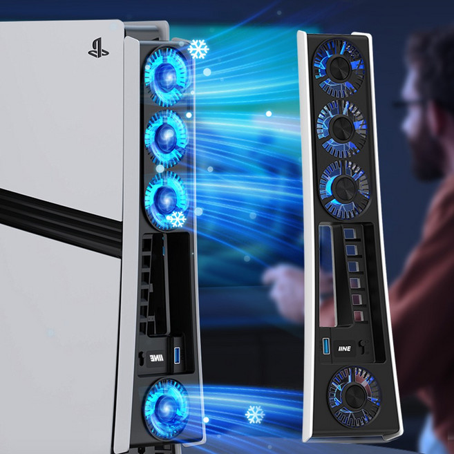 PS5 프로 쿨러 이이네 오토쿨링 발열방지, 이이네 PS5 프로 오토쿨러, 단품, 1개, 이이네 PS5 프로 오토쿨러