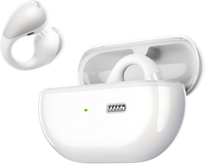 사운드피츠 CC 펄클립 Pro 오픈타입 이어클립형 무선 블루투스 이어폰 CC Pearlclip Pro, White