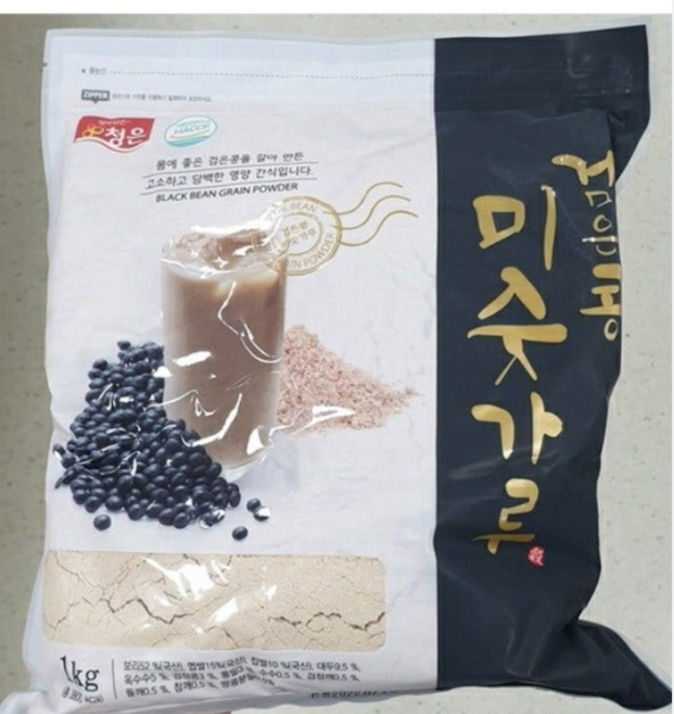 청은에프엔비 검은콩 미숫가루, 1kg, 4개