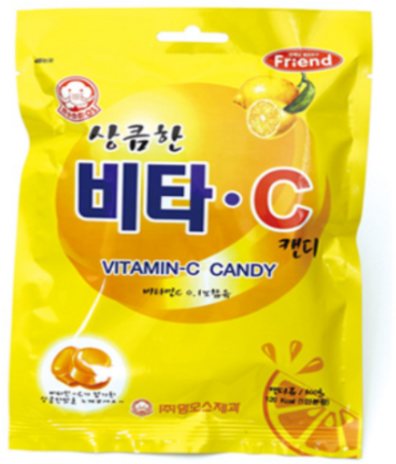 비타C캔디 비타민사탕 맘모스사탕, 80g, 2개