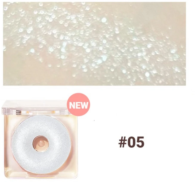 Judydoll 스타라이트 하이라이팅 파우더 메이크업 글로우 페이스 컨투어 쉬머 워터 라이트 하이라이트 팔레, [01] 05 Silver Light, 1개 - 쿠팡