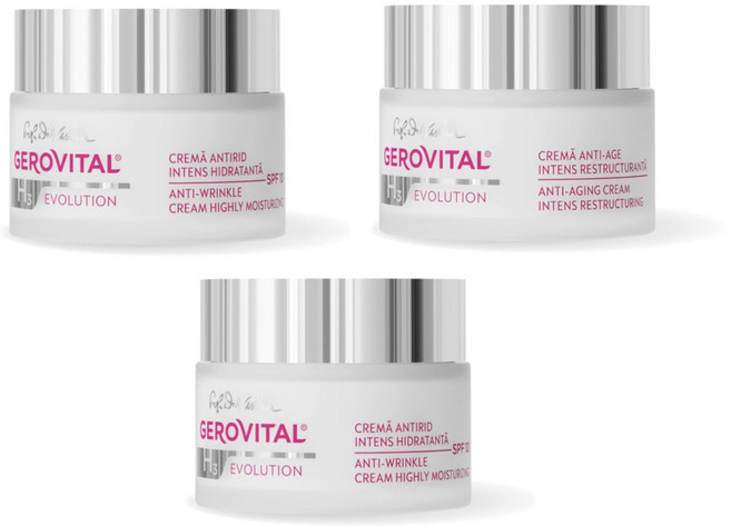 제로비탈 루마니아 다리미 크림 데이 나이트 50ml 3통, 데이크림, 나이트크림
