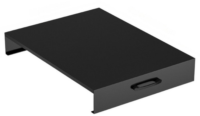 알로롱리빙 손잡이 가스레인지 인덕션 커버, 1개, 블랙