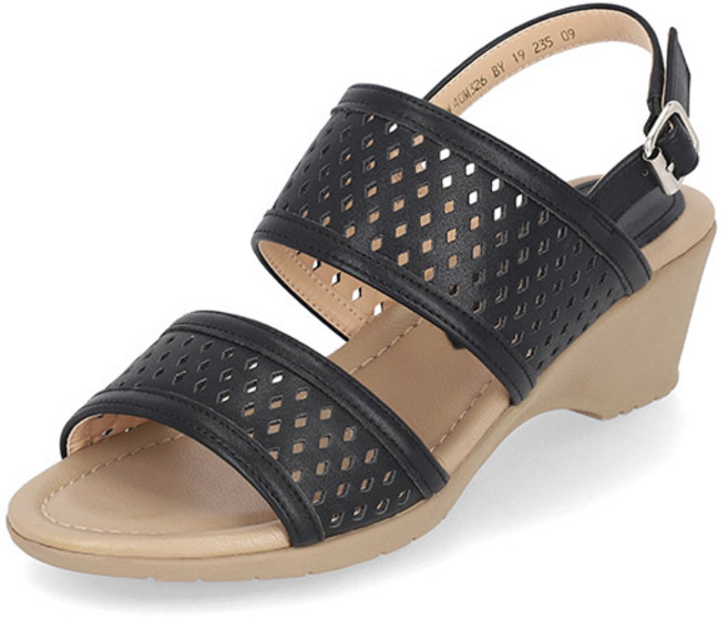 엘칸토 마쯔 여성 펀칭 디테일 샌들 5cm LCWW40M326