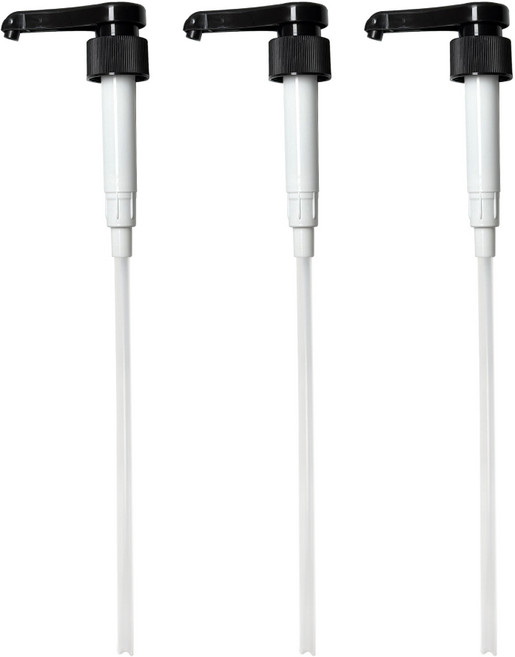 포모나 시럽 펌프 다빈치 토라니 대상 카페시럽 범용 7ml 안튀는 직하분사, 블랙, 3개